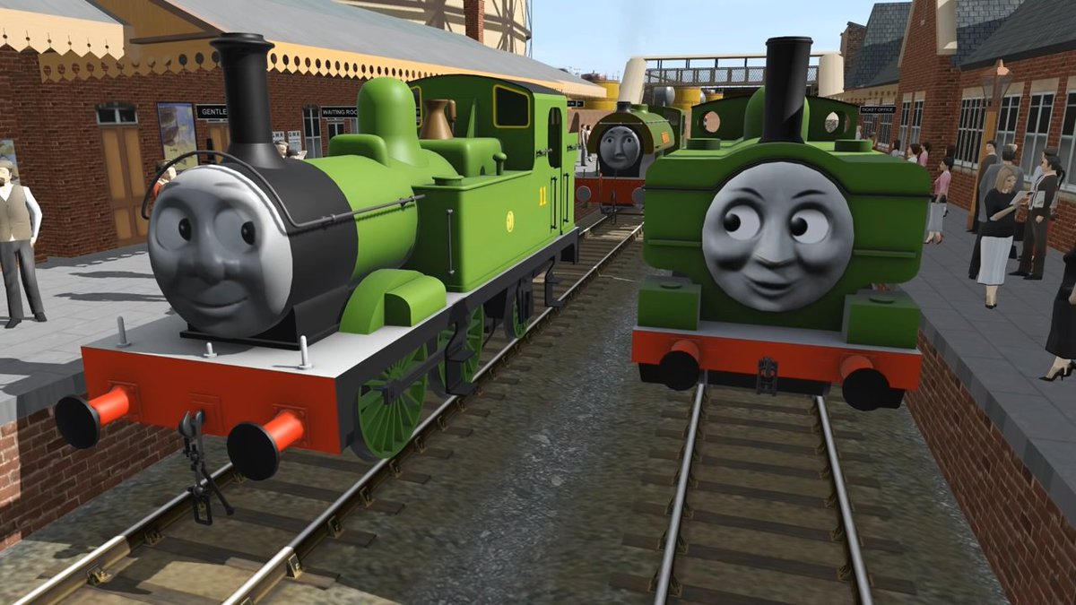 ThomasFandom's tweet image. One Thing I Dislike is how with the Shorter Runtime, they glossed over a lot of Things
Such as the Waterton Branch and the Return of Wendell, William, and Toad
They just Showed it for around Three Minutes in Vandalism and didn't give us a Chance to see Them Arrive