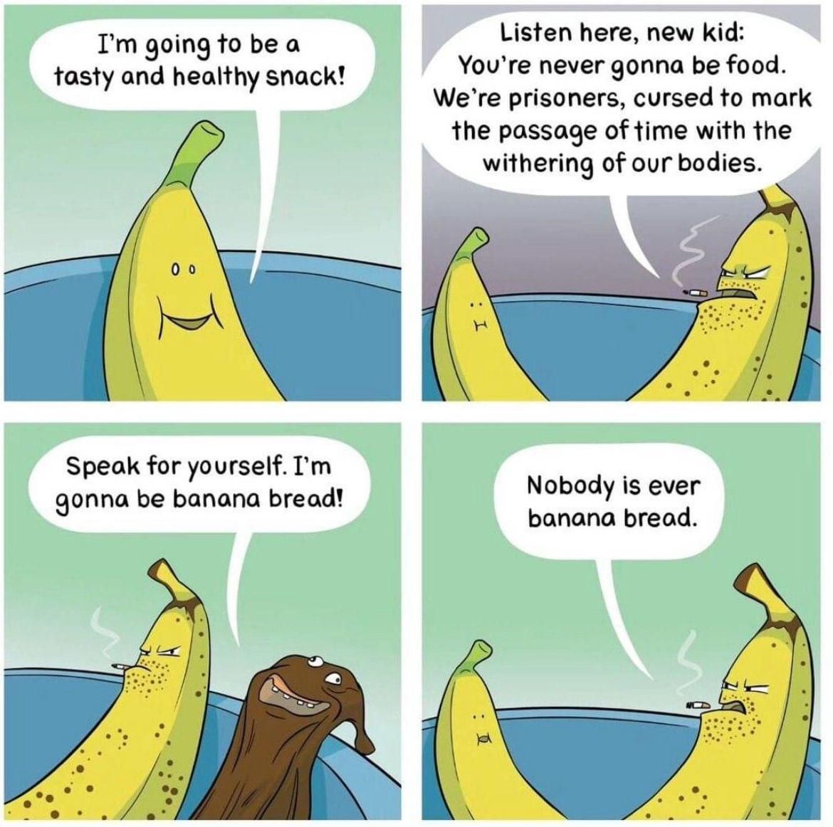 banana on being banana bread
