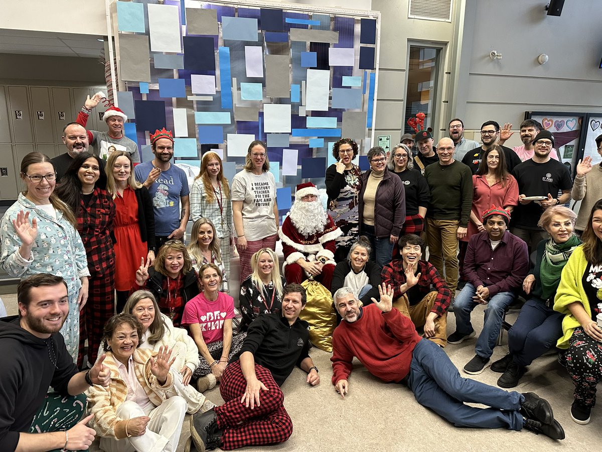 SutherlandSec's tweet photo. Santa’s Breakfast was a huge success, raising money to benefit @HarvestProject . Staff were prepping in the early morning hours to receive Sutherland students first, and later our feeder schools Kindergarteners and preschoolers. And the big man in red even made an appearance! https://t.co/qr0kGZiHQN
