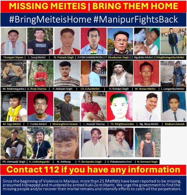 Manipur has been burning for months now with hundreds killed and thousands rendered homeless. With the intervention of the Hon’ble Supreme Court, all the bodies of #Kukis killed and lying in various morgues have been returned to their villages and given their last rites. However