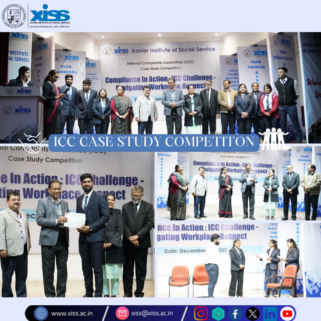 Empowering future leaders at XISS, Ranchi! Teams tackled #workplace respect in the #ICCChallenge on #Compliance in Action, #PoSHAct was also discussed. 

 #WorkplaceRespect
 #ComplianceInAction
#XISSRanchi