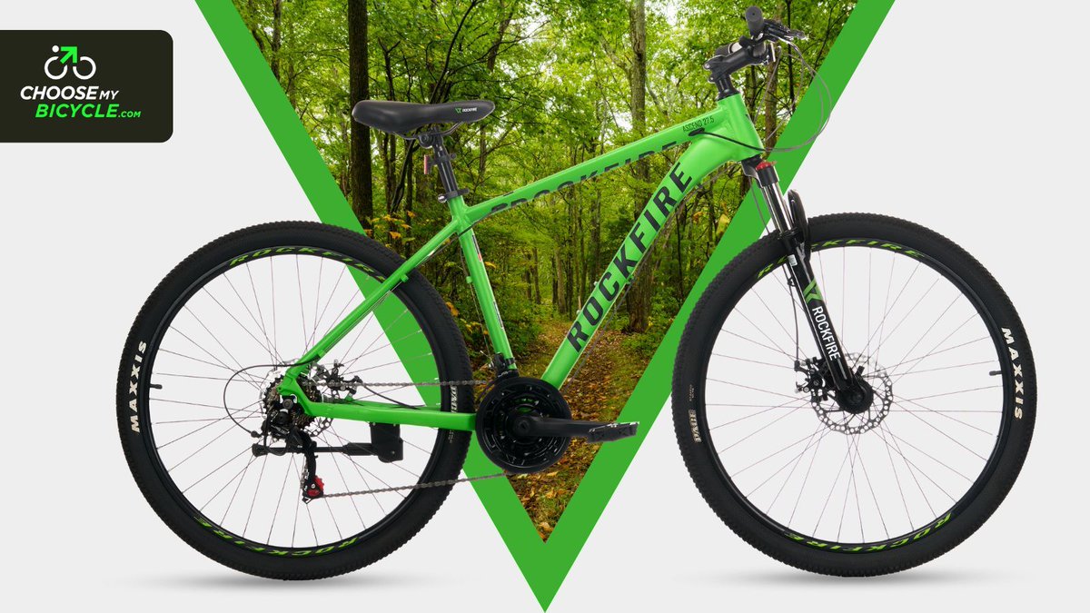 With an optimised frame that is engineered to tackle trails with ease, the Rockfire Ascend 27.5 is a Hardtail MTB that will turn heads. buff.ly/3Pitqq9 #ChooseMyBicycle #KeepCycling #RockfireBikes #MountainBike #MTB #Bicycle #Cycle #Cycling #Cyclist #Trails #OffRoad