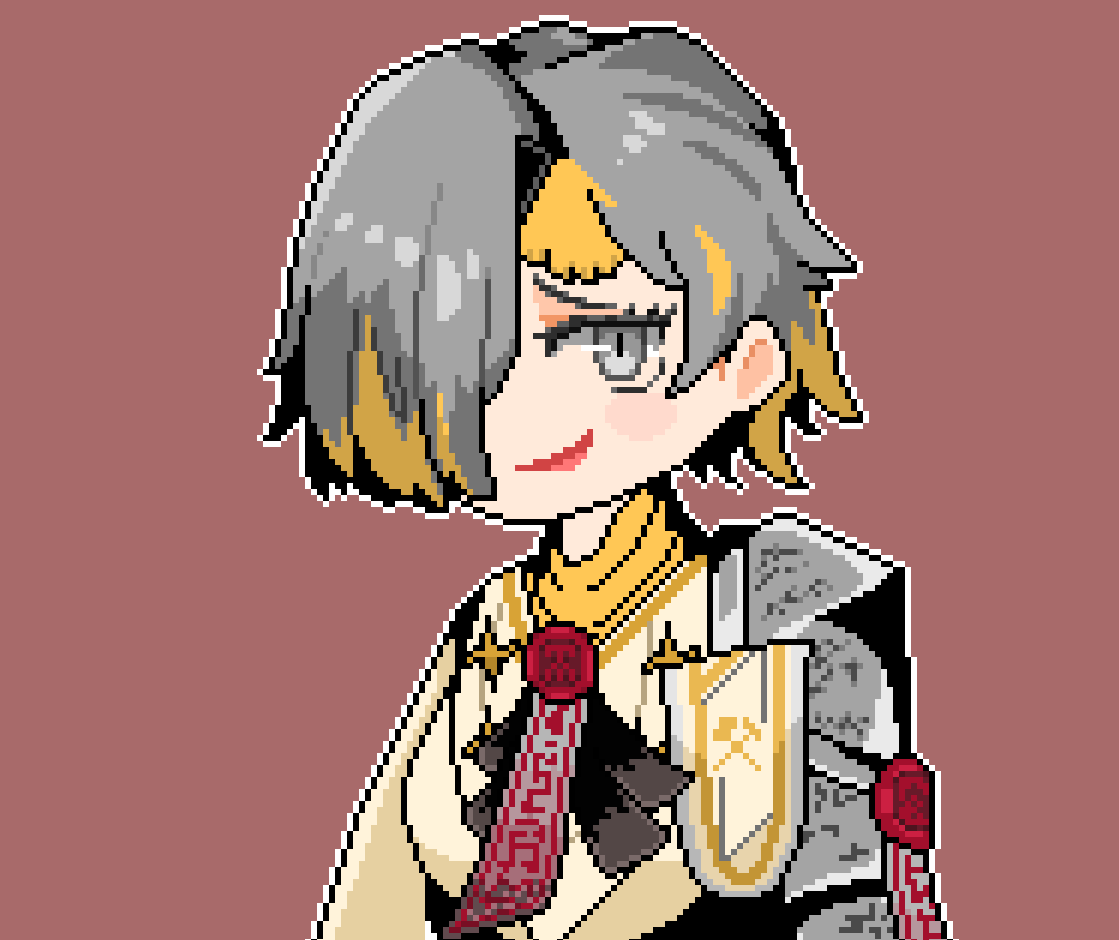 q_hgr's tweet photo. クローマー/Kromer
#pixelart #LimbusComapny https://t.co/gvjlAAsGsq