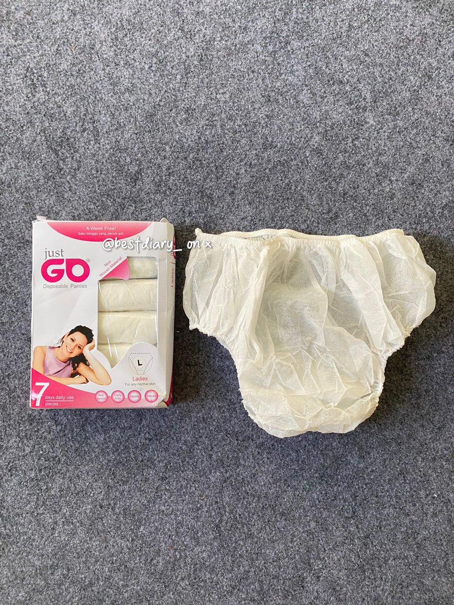 Life hack Traveling,dll ♡🖇️·˚ ༘ᝰ 
Celana Dalam sekali pakai

Nemuin barang aneh tapi ternyata sangat berguna😭. Demi apa liburan bawa CD sekali pakai ini praktis bgt gausah numpuk2 CD kotor / gausah pusing buat nyuci praktis. Keratcunan ini soalnya sering  di cari org pas umroh