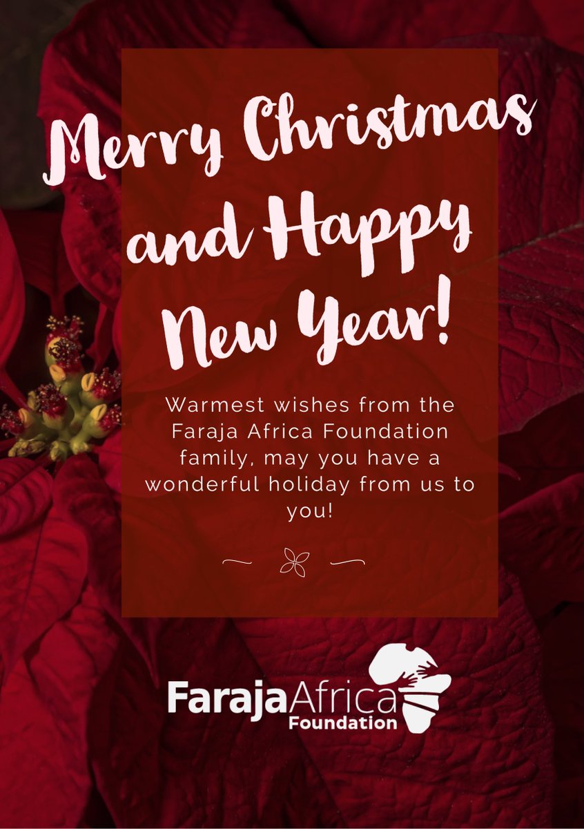 Faraja Africa Foundation (@farajaafricafdn) on Twitter photo It's the most wonderful time of the year, and the Faraja family is spreading the love! Get ready to revel in the magic of the holiday season with us as we wish you all the best this Christmas and a Happy New Year! May the season bring you joy, peace, and all the blessings you It's the most wonderful time of the year, and the Faraja family is spreading the love! Get ready to revel in the magic of the holiday season with us as we wish you all the best this Christmas and a Happy New Year! May the season bring you joy, peace, and all the blessings you
