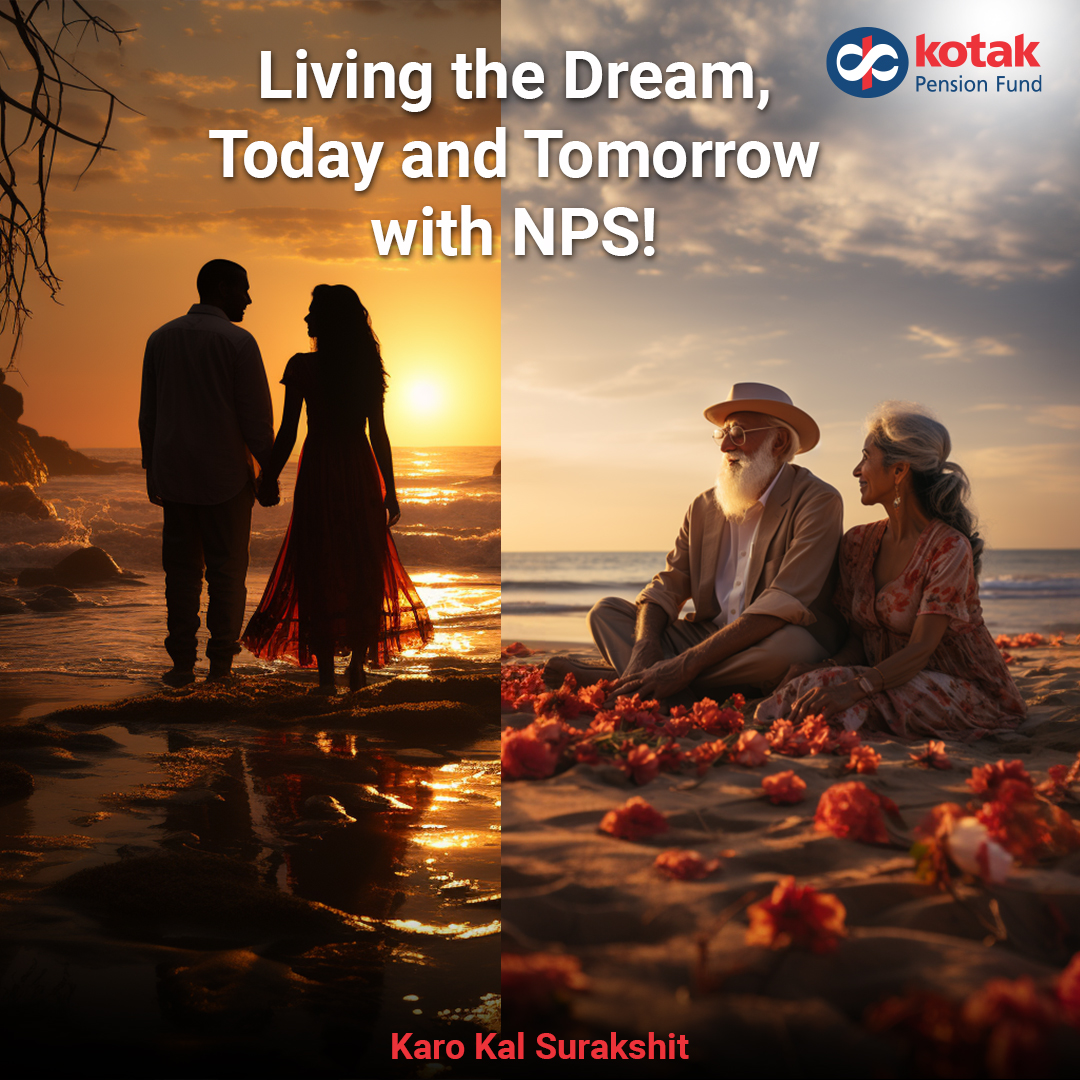 KotakPension's tweet photo. With NPS secure your future while relishing the present. The bridge to a confident tomorrow starts here. Invest smart, live better.
Join us in the journey of #KaroKalSurakshit with consistent fund performance.
#NPSFlexibility #CustomizedWithdrawals #NPSUpdate #NPSZaruriHai #NPS https://t.co/ygxm6qXguw