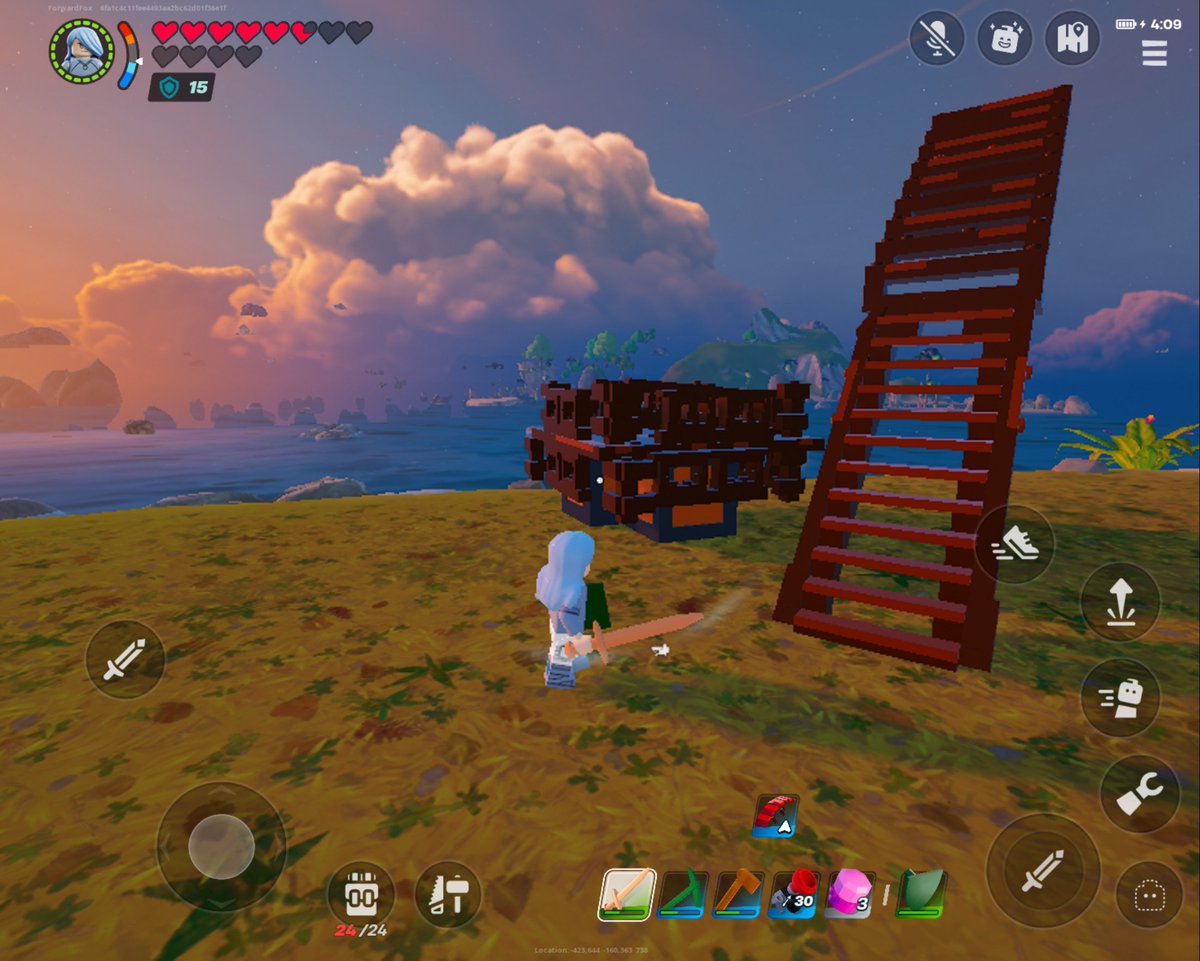 bmxbiker206's tweet photo. Turns out those blocks don't float https://t.co/E8vBouElUK