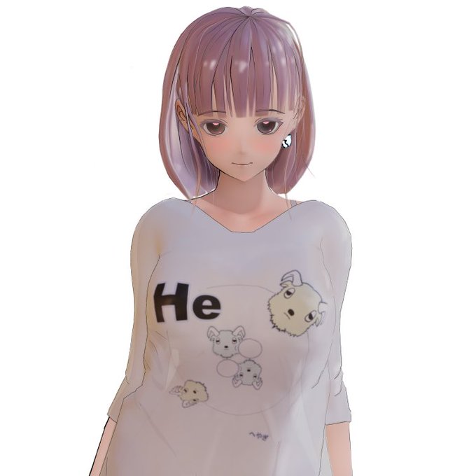 クリスタで初めて描いた
「Heヤギ(へやぎ)」Tシャツを再掲

Heヘリウムの原子構造でヤギを配置してるんです 