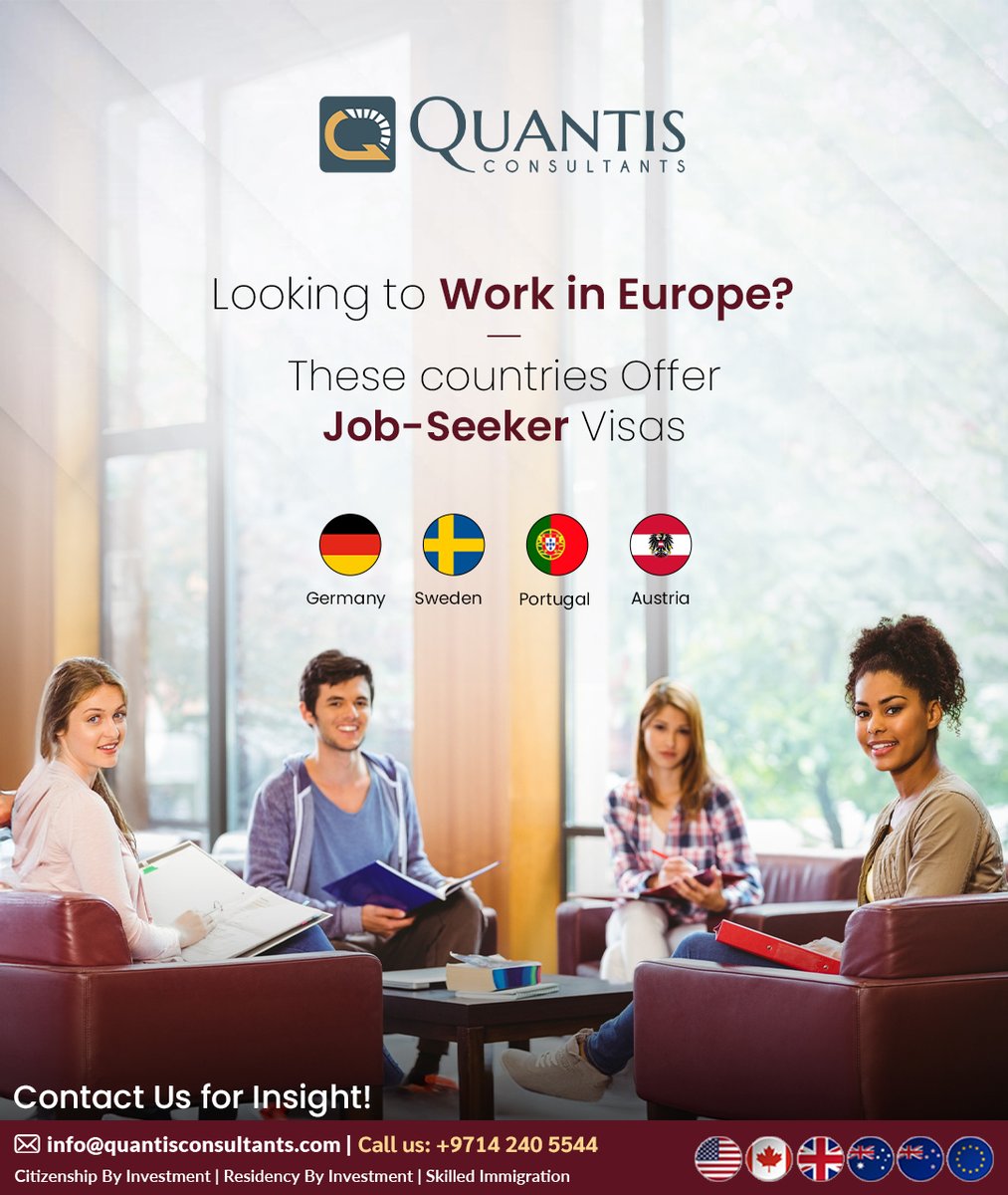 QuantisUAE's tweet image. Ready to seize job opportunities in Europe?

Let Quantis Consultants streamline Visas for you and make your professional journey abroad stress-free.

Call us at: 📷+971 4 240 5544

#Quantisconsultants #immigration #WorkVisa #visa #immigrants #migration #SkillAssessment