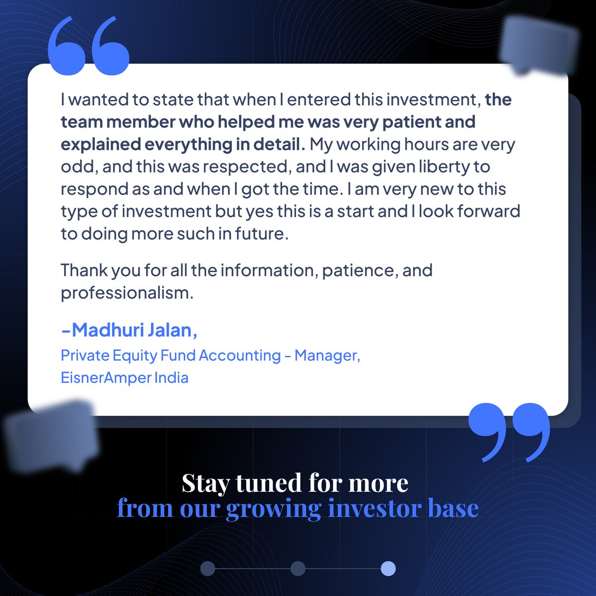 restackofficial's tweet image. Explore The Restack: Revolutionizing Real Estate Investments!

Our latest testimonials highlight the seamless experience of our platform and the dedicated support to our registered users.

Visit TheRestack.com to know more.

#RealEstateInvesting #TheRestack #NCD #CRE