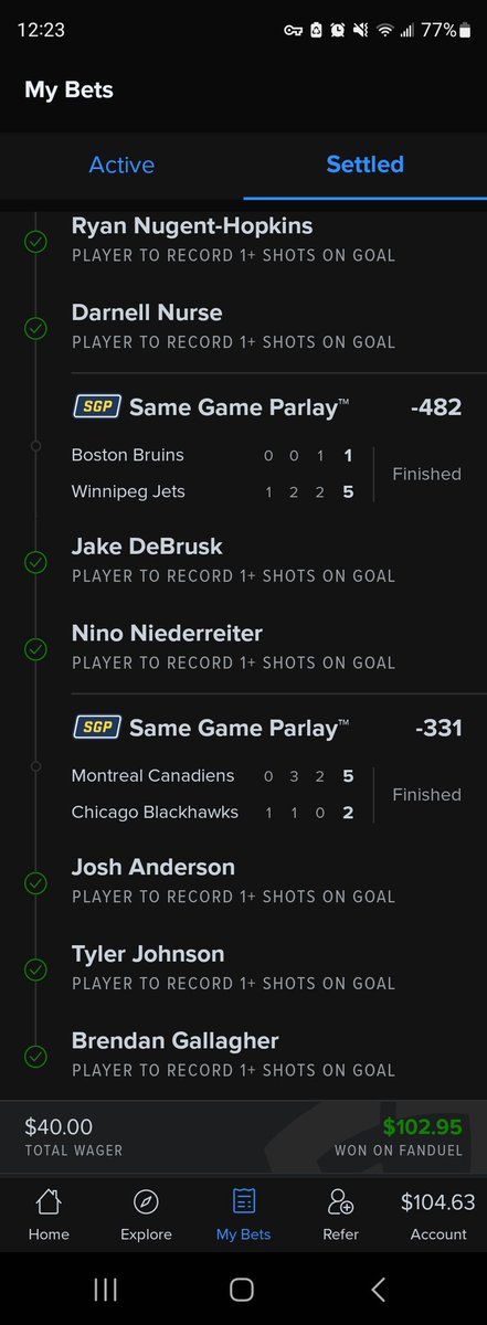 When NHL betting turns out to be the meta. LETS GOOO!!!
#NHLPicks #fanduel #moneymakingtips