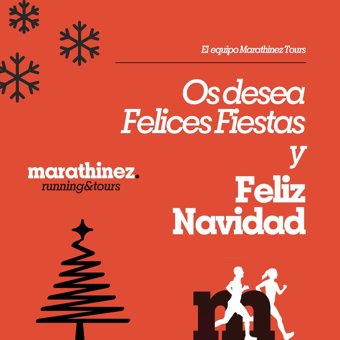 El equipo de Marathinez Tours os desea una Feliz Navidad y unas Felices Fiestas 🎄

Disfrutad junto a vuestros seres más queridos durante estos días y no olvidéis entrenar para esos futuros grandes objetivos 🤗🏃‍♀️🏃‍♂️

#navidad #felicitación #marathinez #touroperador #feliznavidad