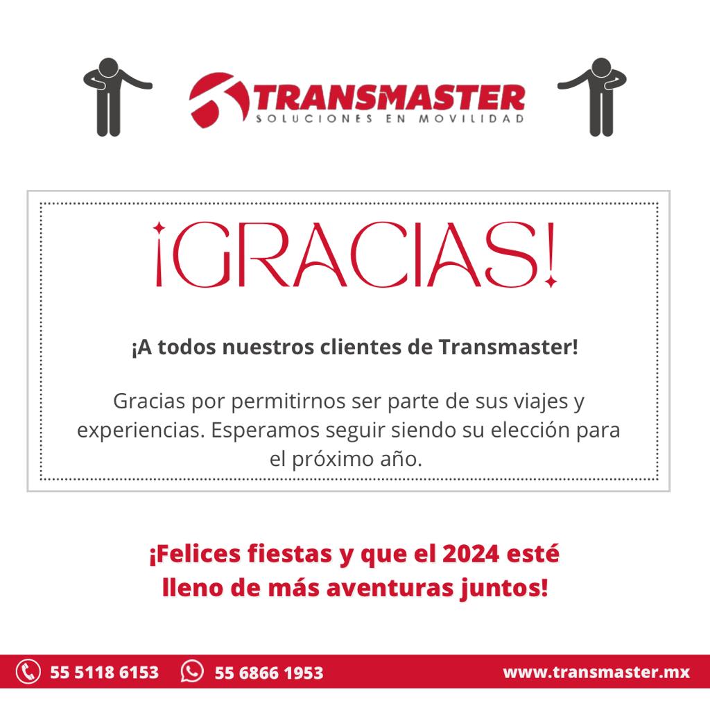 TransmasterMx's tweet photo. Gracias por tu preferencia!

Esperamos seguir siendo tu proveedor de confianza.

Viaja seguro con Transmaster ™️ 
https://t.co/bT5Ks19e8Z  🚐

Cotiza por Whatsapp 👇🏼
📱 https://t.co/pyho56xkUf

Trato directo, unidades equipadas, referencias reales y conductores profesionales. https://t.co/Q4NpJyqPwl