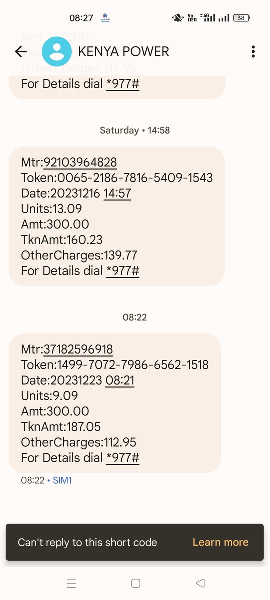 WildstreamerS's tweet photo. @KenyaPower_Care  why are you charging me higher than others https://t.co/f8fvlbdWTV