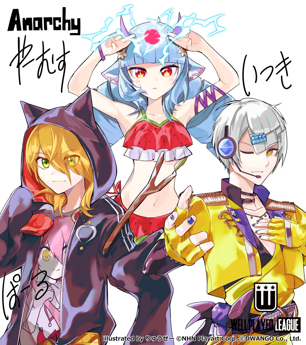 大炎上 グランドスラム Anarchy様の応援イラストを描かせていただき