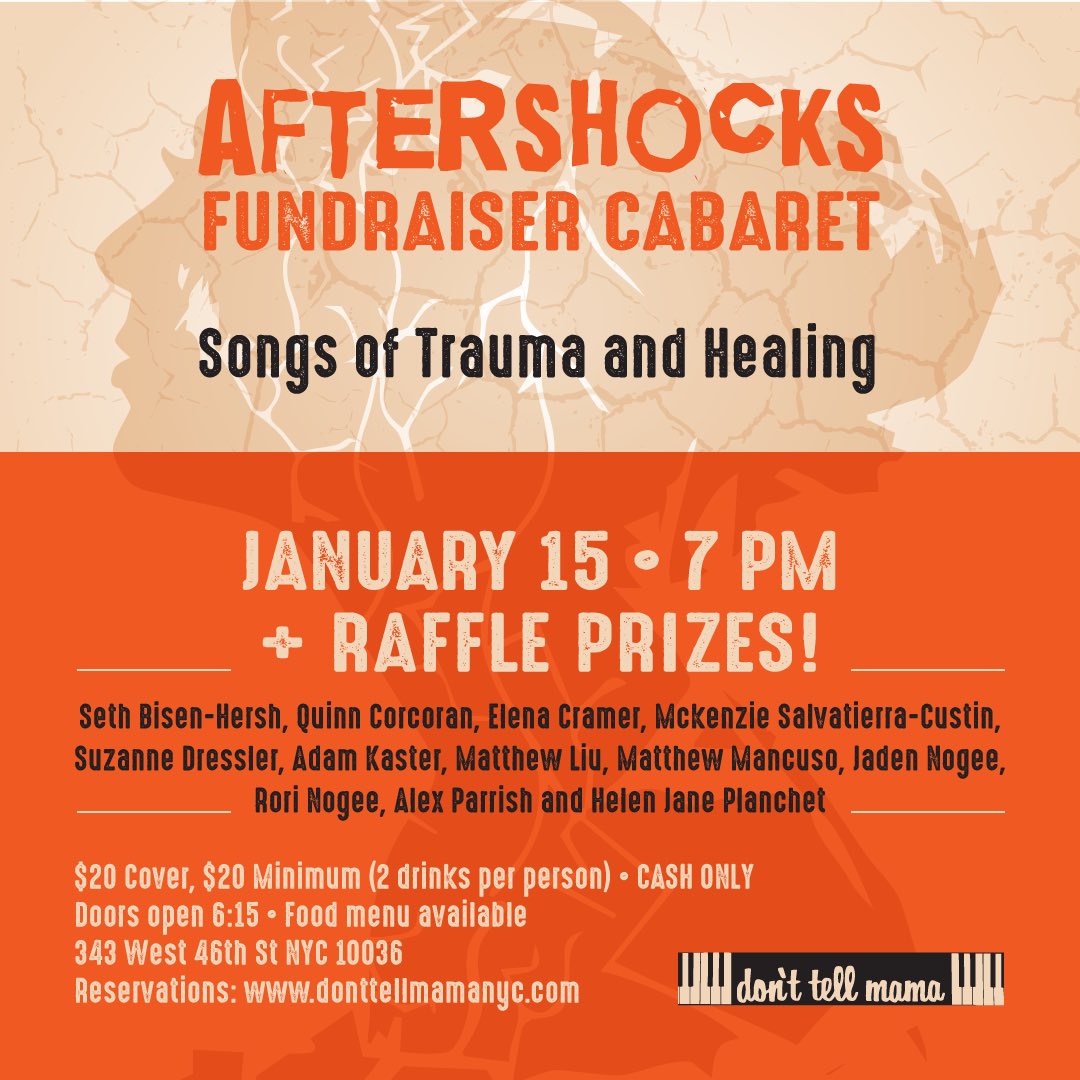 A performance AND a raffle to support a new piece of theater??  Come on down!