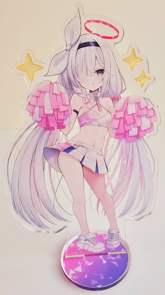 グッズセット最後につくのはチアプラナちゃんアクスタ〜〜!!✨✨
本当に可愛くできて大満足です…💕 