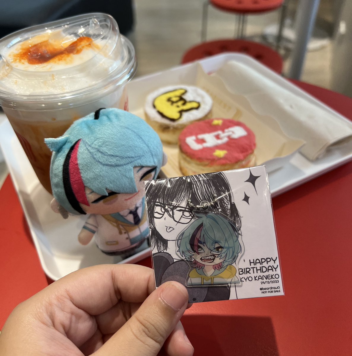 beardraw0's tweet photo. เค้าทำ ✨Give away🌙 มาแจกมารับกันได้นะคะ มองหาหัวแดงๆนั่งอยู่ชั้นบนเสื้อสีดำได้เลยคับน่าจะอยู่ถึงบ่ายสองคับ 🥹💙🤘🏻 #Kyomories1229 https://t.co/WlrU20mYNW