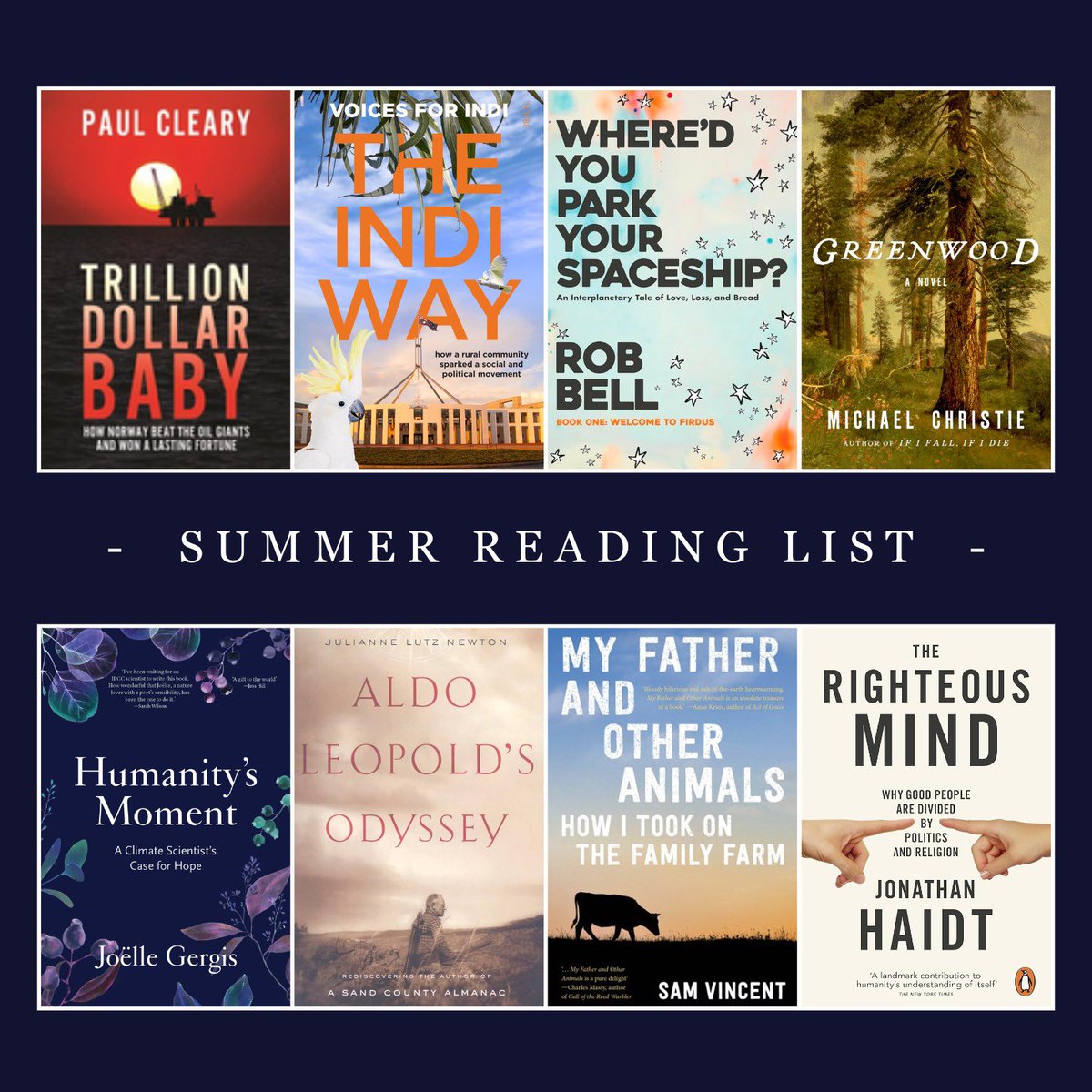 My to-read list seems to grow and grow during the year. Here are some of the books on my list. Let me know what you’re reading and what other books I should add in the comments.