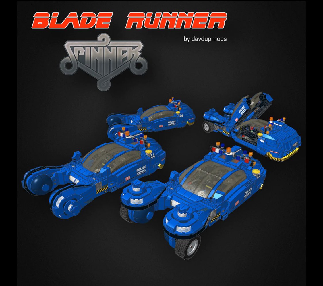 C_GBarry's tweet photo. I’ve decided to document my first attempt at a custom #LEGO build. Specifically, the awesome Blade Runner spinner by @davidduperron👇. I’m new to the world of MOCs / @LegoBrickVault &amp; @BrickLink, but I’m excited! Stay tuned… https://t.co/0uCRWTSmu2