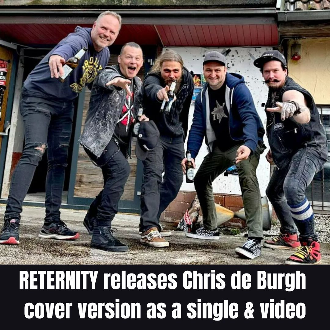 ReviewZooUK's tweet photo. RETERNITY releases Chris de Burgh cover version as a single & video
#RETERNITY #Band #ChrisdeBurgh #CoverVersion #Single #MusicVideo #MusicFeature #Metal #Rock #Music https://t.co/ahntLTef0U