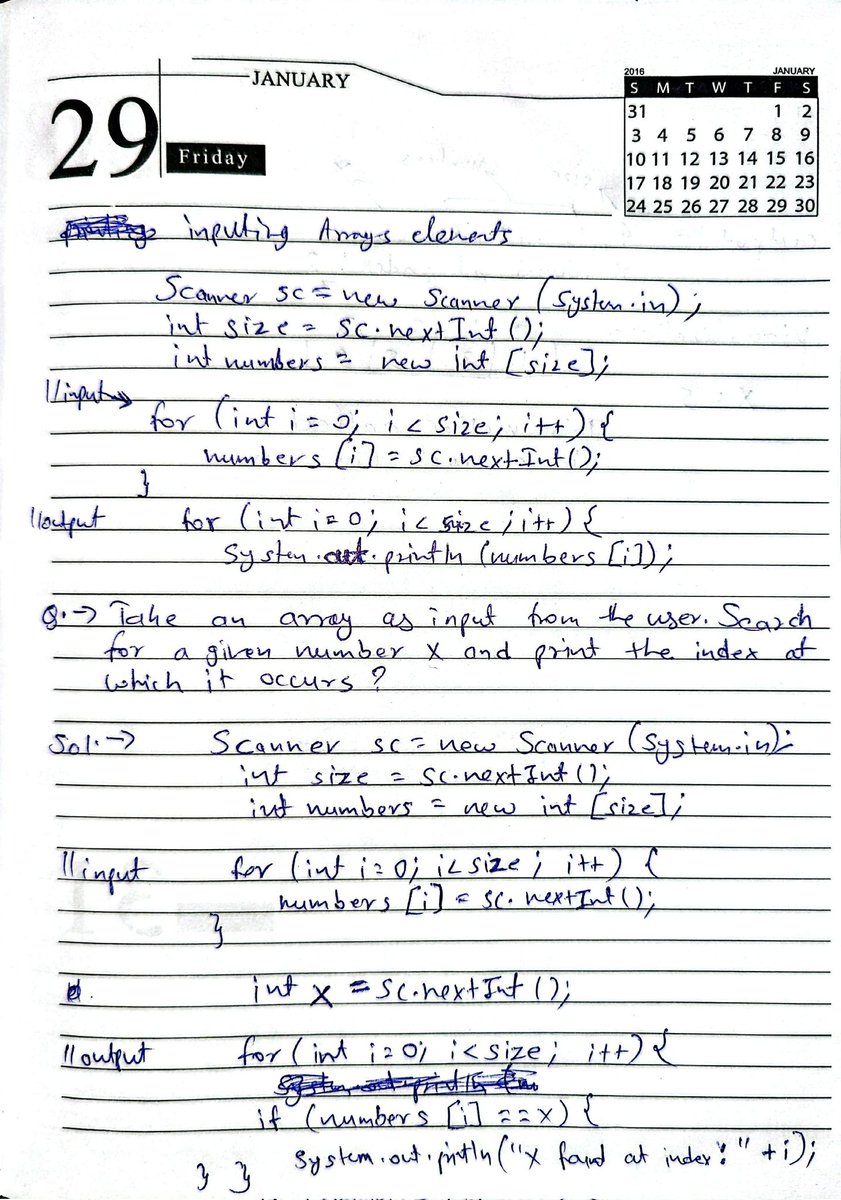 SaTyAmRaJ_007's tweet image. 🌐 Mastering Java Arrays! 🚀Explore optimal memory usage and tackle a thrilling Linear Search challenge. 🧠💡Unlock advantages in storage, access, and iteration. Embrace coding efficiency with fixed sizes and uniform data types. 📊💻 #JavaProgramming #ArraysInJava #CodeEfficiency