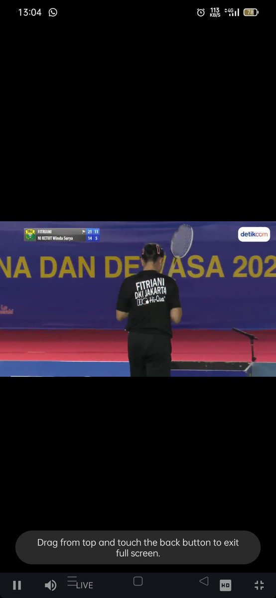 Btw, Fitriani dari DKI Jakarta ini salah satu yang aku jagokan di turnamen Kejurnas 2023 loh. 
Wah, semangat yaa Fitriani. 
#BNIKejurnas2023