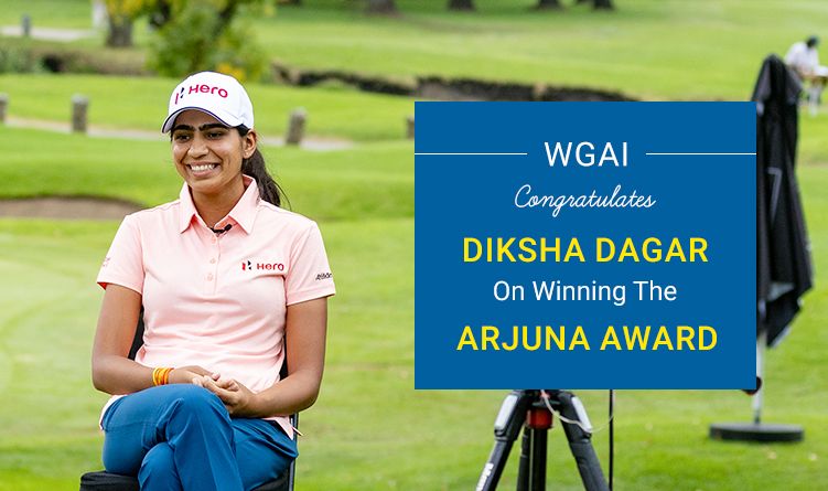 Congratulations @DikshaDagar on winning the #ArjunaAward @HeroMotoCorp #Womengolfers #Golf