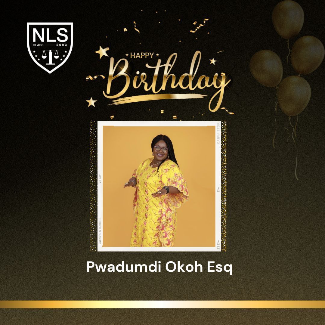 nlsclass2003's tweet photo. Happy Birthday, Pwadumdi Okoh! 🥳🎂
Here's to a year ahead filled with success, joy, and memorable moments! 🎉🌟
Kabir Akanbi
For: NLS Class 2003 Alumni Association
#NLSClass2003 #BirthdayCheers #Celebrations #PwadumdiOkoh https://t.co/ebdRporfbP