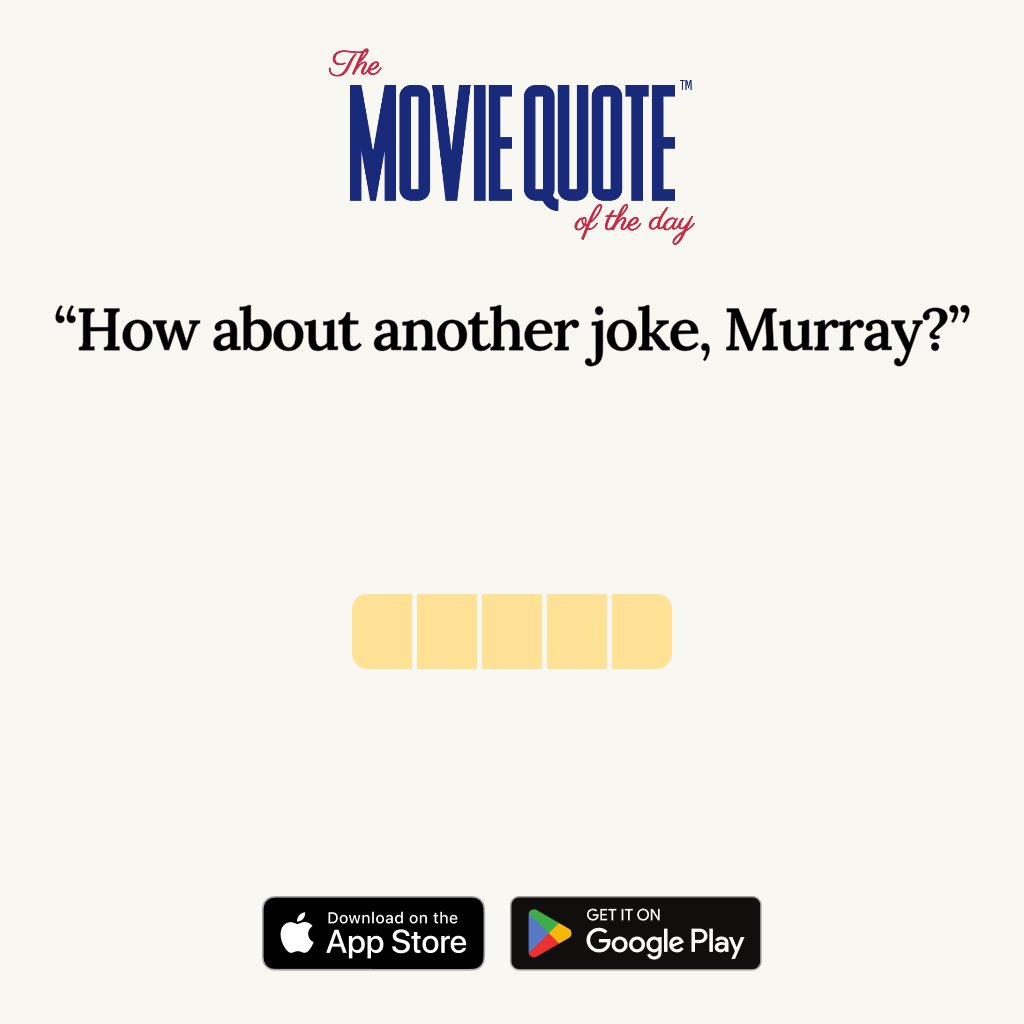 MovieQuizDay's tweet photo. #TheMovieQuoteOfTheDay #189

Guess the #movie? #Quote by Joaquin Phoenix.

Download and play from #AppStore &amp; #GooglePlay!
https://t.co/ntDi1MKjr0
https://t.co/gPIuuJtEY5

#ios #android #game #videogame #movies #quotes #quoteoftheday #film #cinema #quiz #app #x #joker #batman #dc https://t.co/9qCbSwL6c7