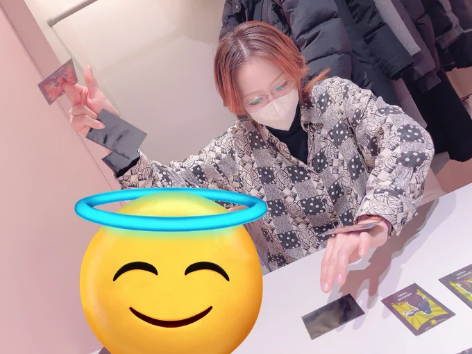 これはボドゲカフェで闇のデュエルをするせとちゃんとしんさい。+それをニヤニヤしながら眺める初戦敗退した私心には常にりつかちゃんもいました。 