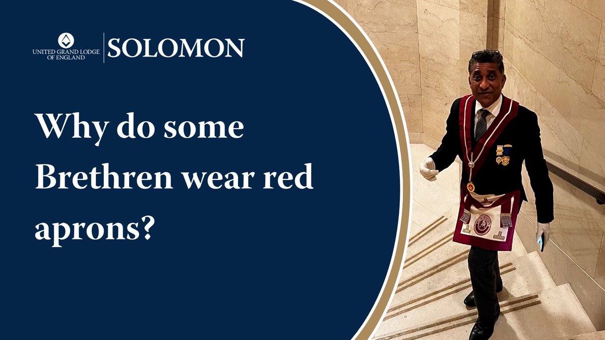 SolomonUGLE's tweet photo. Occasionally, we will see in our Lodges a Brother or Brethren wearing a red apron. Newer Brethren often wonder why this apron is so different to the others that they see in the Lodge.
Read the paper here: https://t.co/6FVyUQcfmy
#unitedgrandlodgeofengland https://t.co/XxW09afVui