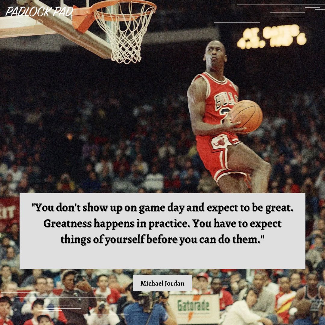 PadlockPad's tweet image. Greatness. 

#greatness #dailyhabits #practicepracticepractice #keepgoing #brilliantbasics #fundamentals #wemove #inspire #inspirationalquotes #motivation #motivationalquotes #successquotes #winningmindset #keepongoing #resilience #mentaltoughness #unlockpotential #padlockpad