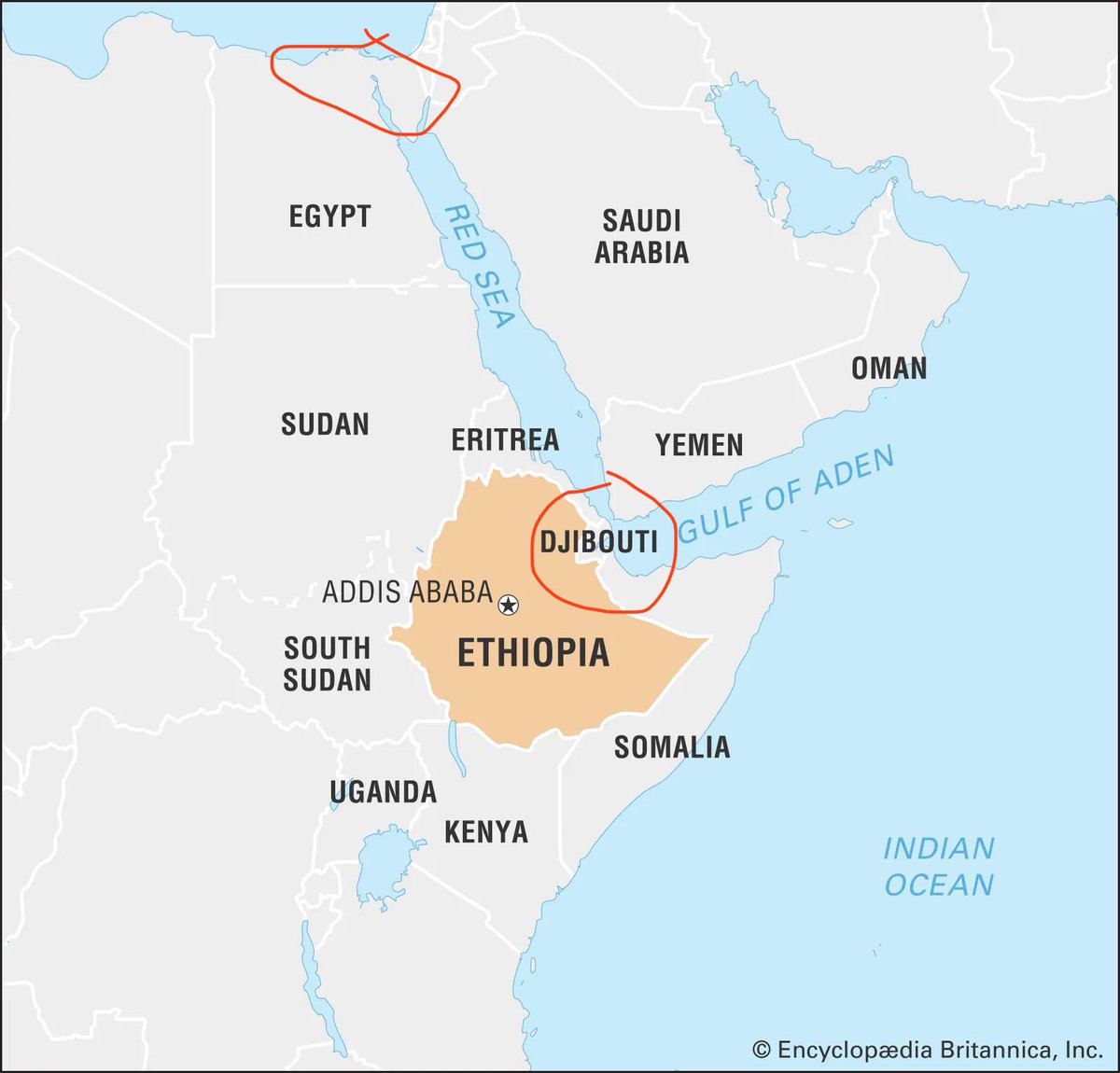 StefanoRocca9's tweet image. &quot;Isn’t it kind of weird that two of the more obscure new BRICS members added in August (Egypt and Ethiopia) are both also key countries close to the Middle Eastern naval choke points?&quot;

Philip Pilkington
@philippilk 

#ChokePoints