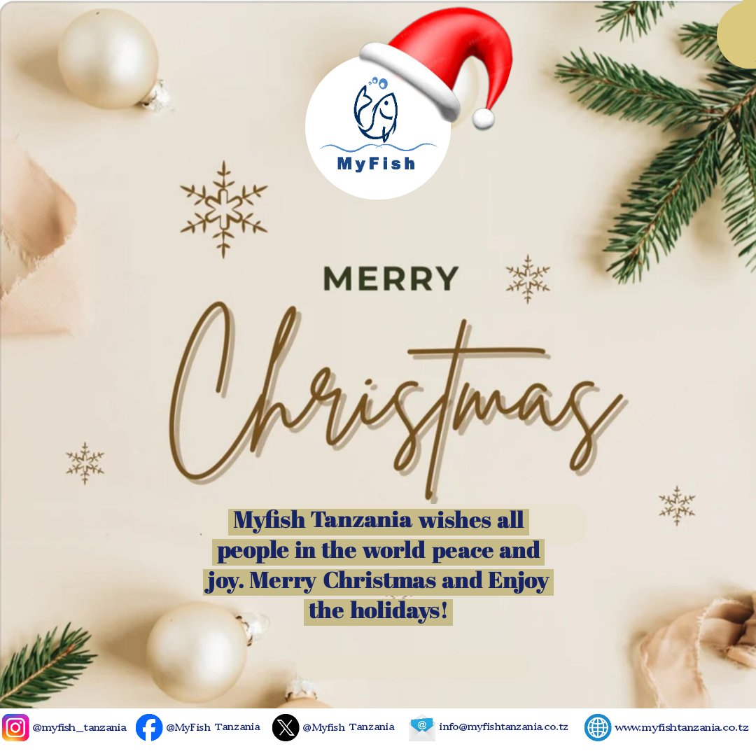 We enjoy our partnership and wish you all the best during the holidays and beyond.💥🎄

#FishOnEveryDiningTable
#AquacultureExperts
#TheBestInTanzania
#TheFutureIsBlue