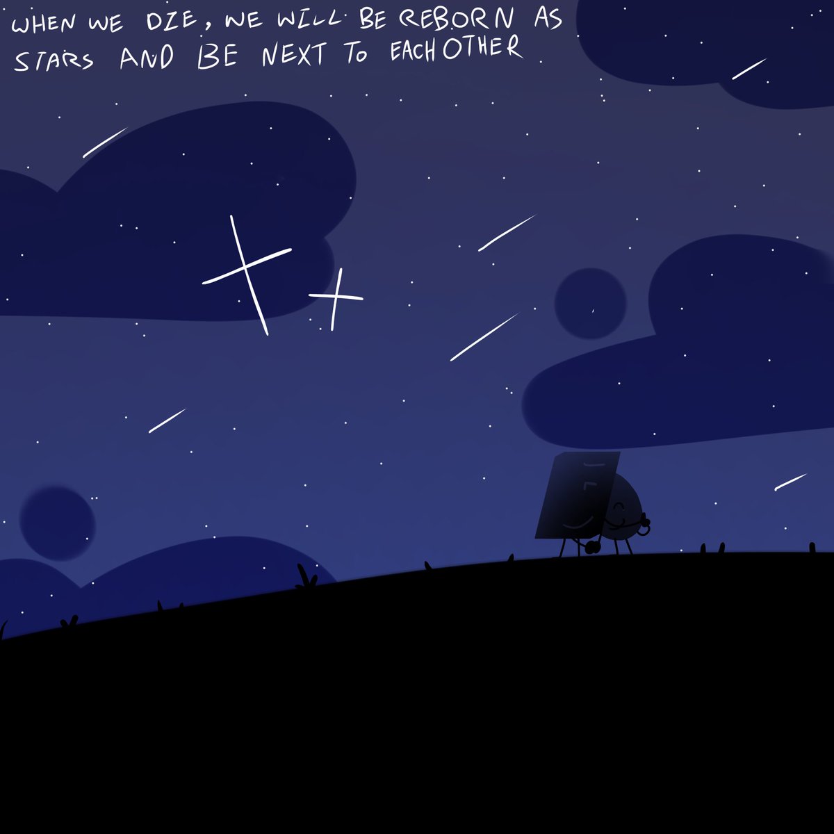 day 7 : stargazing <— / confession WEEK COMPLETED [ #EraserdropWeek2023 ] #bfdi #bfb #tpot #eraserdrop