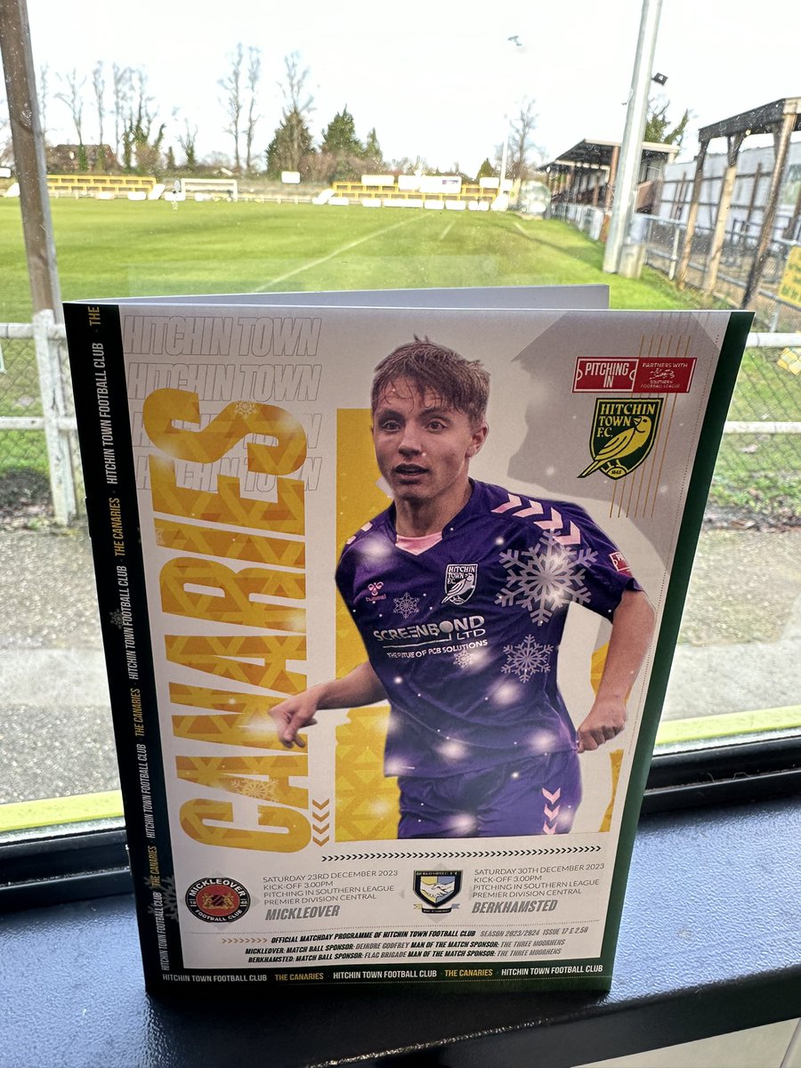 📖 | MATCHDAY PROGRAMME

Your double header matchday programme featuring Stan Georgiou. Available from the Club Shop

💛💚