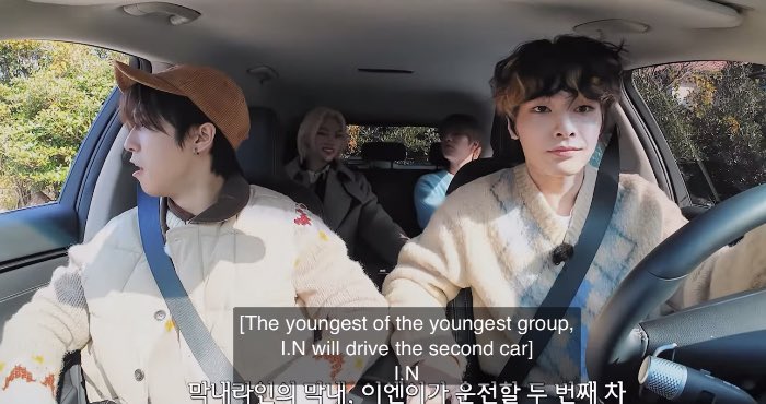 SEUNGM1NE's tweet photo. WE FINALLY GOT MAKNAE LINE DRIVING!!!!! Driver Hyunjin &amp; Driver I.N!!! https://t.co/KbKP2sp2eJ
