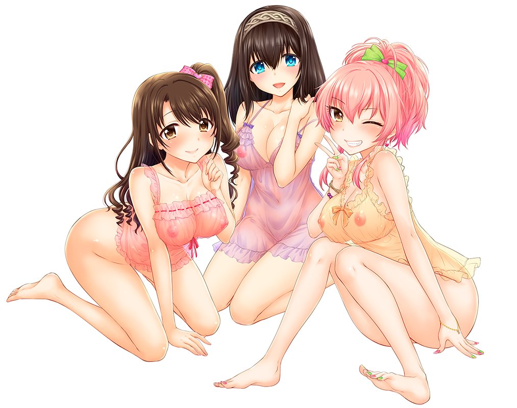 しまむーふみふみ美嘉姉ハーレム❤️💙🧡 