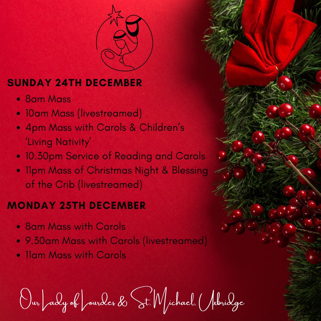 UxbridgeCath's tweet photo. Join us tomorrow for our enchanting Living Nativity! We can't wait to see you there! #livingnativity #christmas2023 https://t.co/6aTXZXf16f