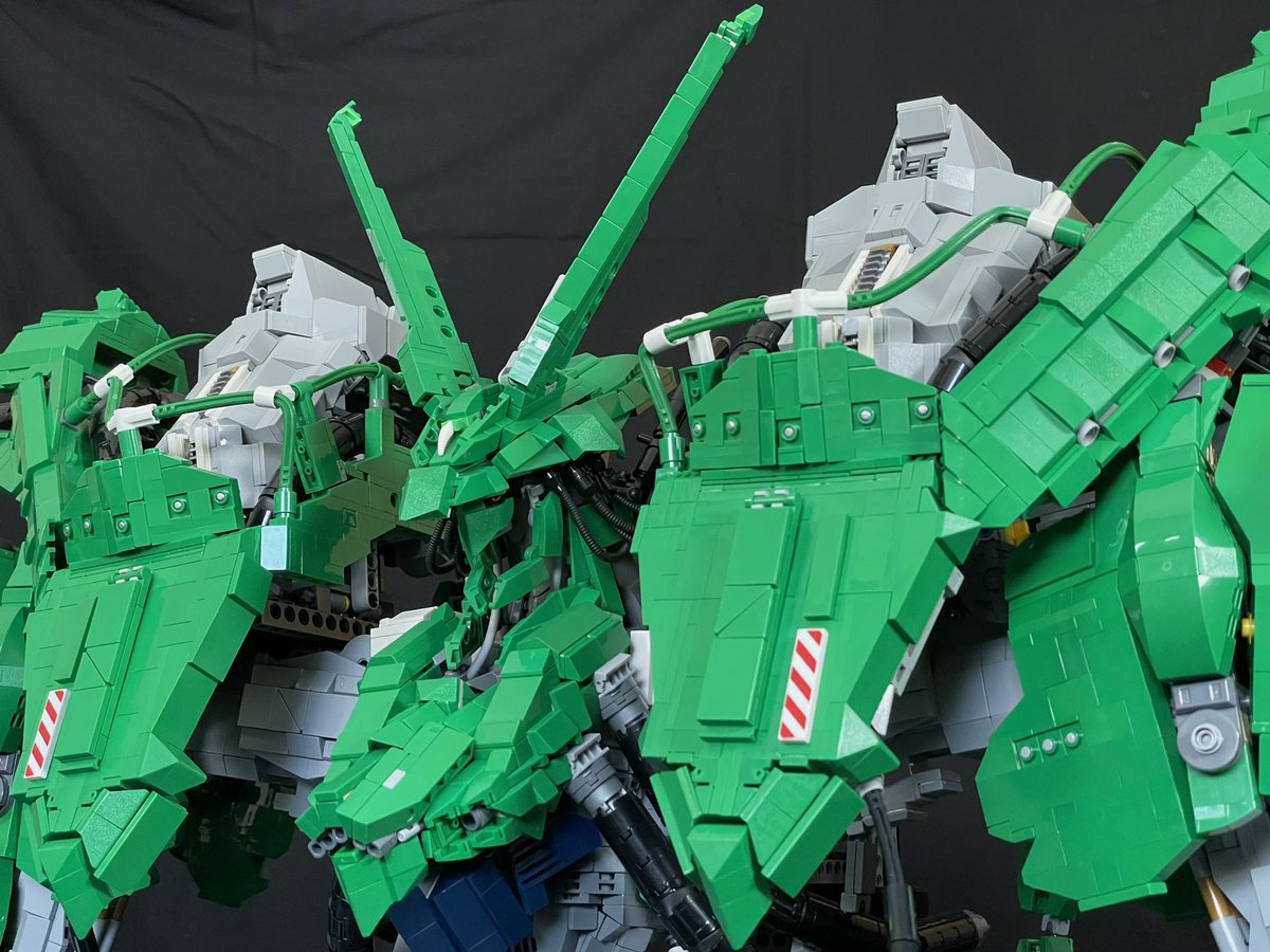 LEGOでファイブスター物語よりヤクトミラージュ・グリーンレフトを作り