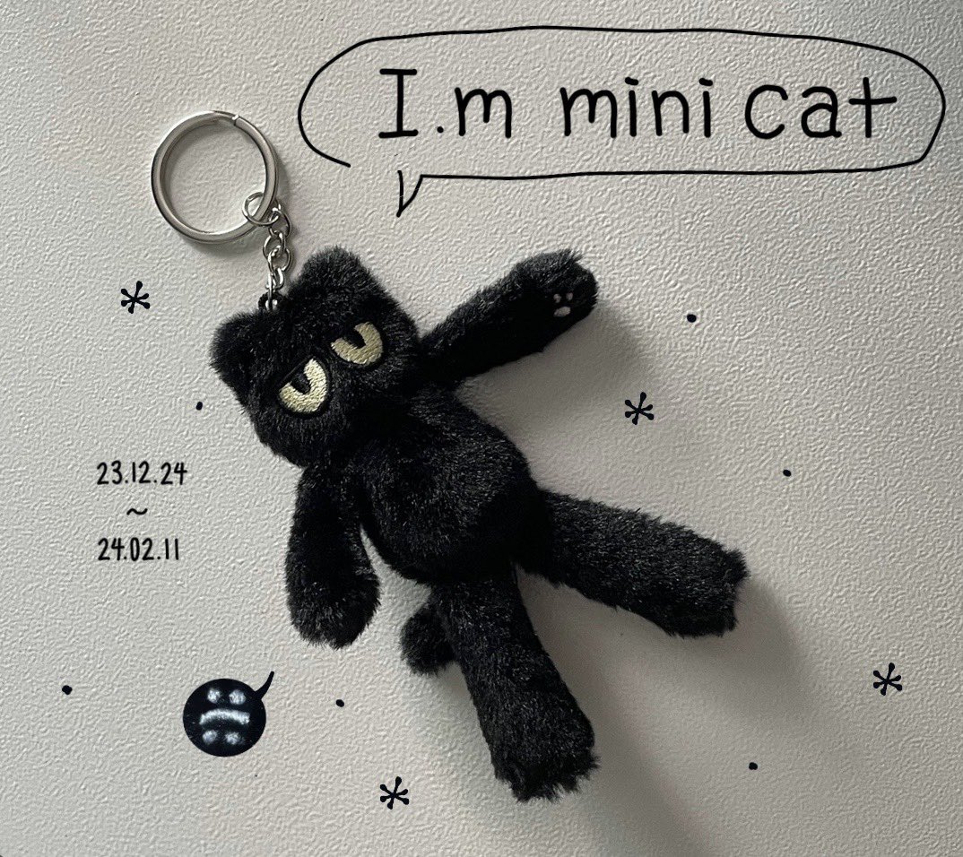 몬스타엑스 아이엠 인형 깜애옹 키링
선입금폼 🐈‍⬛🖤

#rt 한 분께 깜애옹을 드립니다 :):

🗓 23.12.24 (21:00) ~ 24.02.11 (21:00)

-자세한 사항은 입금폼을 참고해주세요 
-G.O 및 모든 문의사항은 DM으로 부탁드립니다🖤

🔗witchform.com/deposit_form.p…