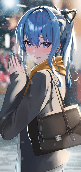 「寒いね～。」#ほしまちギャラリー #ホロライブ 
