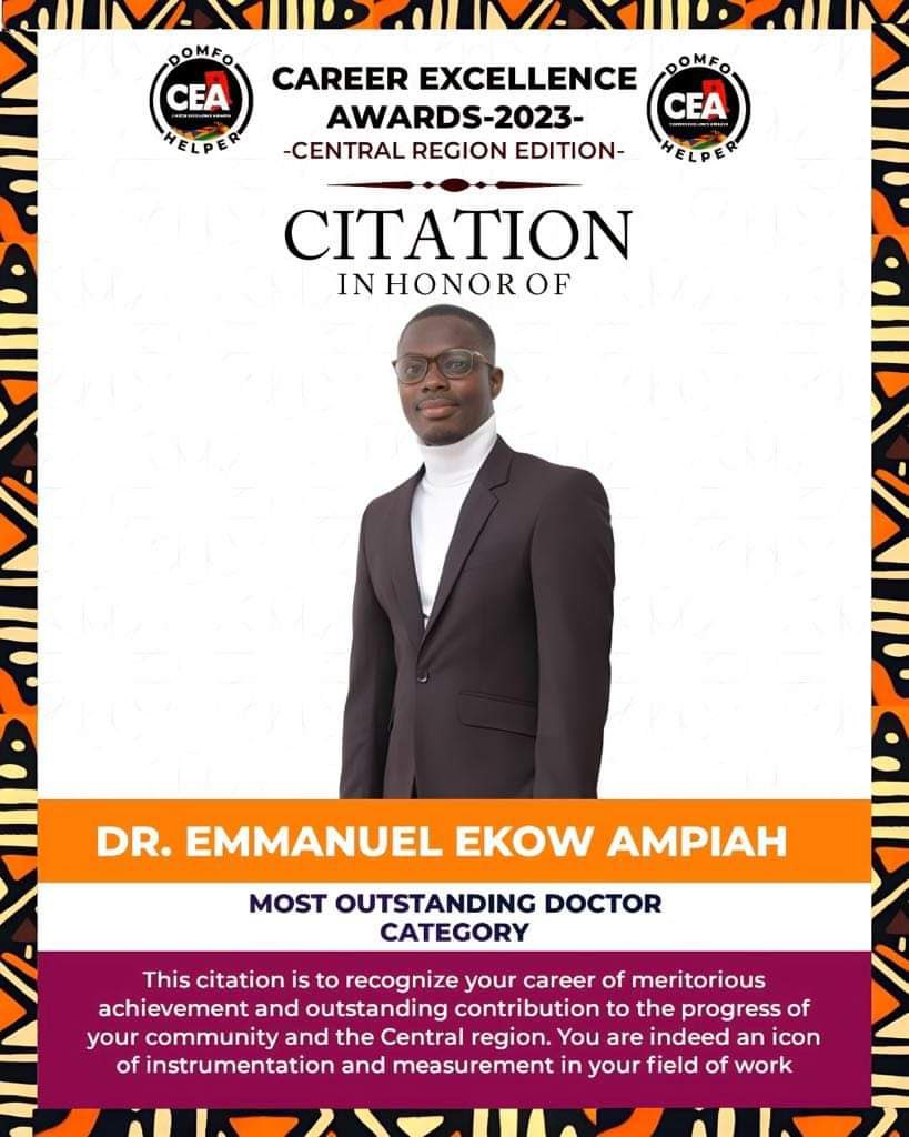 MOBAAchievement's tweet image. MOBA ACHIEVEMENT 🔴⚫️

We are delighted to inform the Mfantsipim Community of the remarkable accomplishment of MOBA Emmanuel Ekow Ampiah (‘08) for winning Best Optometrist &amp;amp; Career Excellence Awards Best Doctor in Central Region 2023. We are proud of you, MOBA.