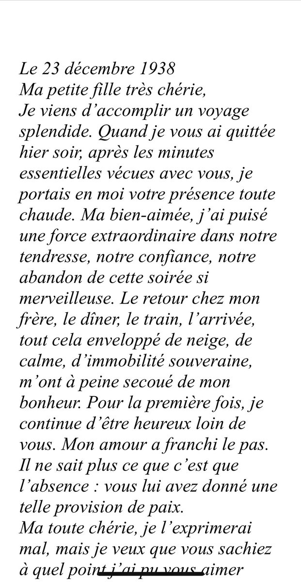 #CeJourLà 23 décembre 1938 à #Jarnac, #FrançoisMitterrand écrit : « Je viens d'accomplir un voyage splendide … Le retour chez mon frère, le dîner, le train, l'arrivée, tout cela enveloppé de neige, de calme, d'immobilité souveraine, m'ont à peine secoué de mon bonheur. » 1/7⤵️