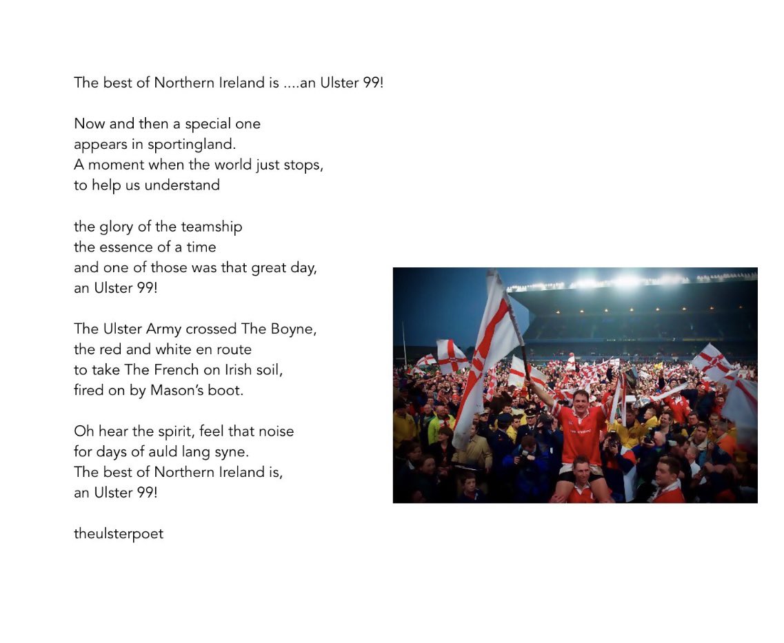 Spiritof99gala's tweet photo. Thank you @Ulsterpoet for sending me this poem!! You are very talented. #spiritof99 #galadinner #seatsstillavailable https://t.co/IkASQ17ZVd