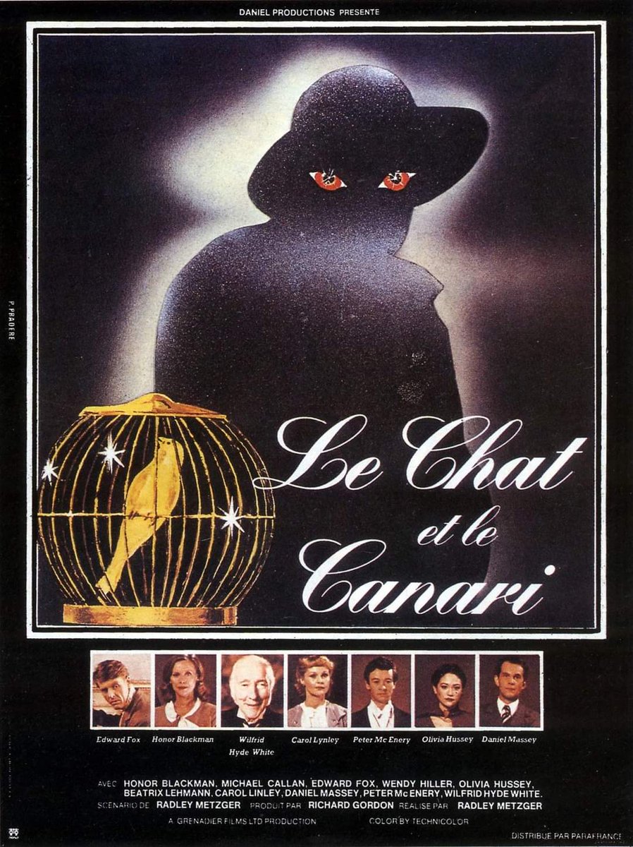 RiminiEditions's tweet photo. 🚨 Le 22 mars 2024 dans notre #collectionANGOISSE, pour la 1ère fois en #BLURAY en France
#LeChatEtLeCanari (1978)
De #RadleyMETZGER
Avec #HonorBLACKMAN, #MichaelCALLAN, #EdwardFOX, #WendyHILLER, #OliviaHUSSEY, ...
Disponible en précommande dès maintenant
#TheCatAndTheCanary https://t.co/uYDj6nhDYB