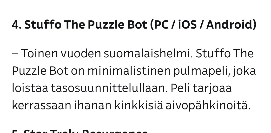 antti_tiihonen's tweet photo. Thank you for the shout out🥲 @RamboAslak @yleuutiset 

”Three game devs list their favorites and disappointments of the year” (this was thankfully a fave 😅)
https://t.co/uo5mWp3n81

Coincidentally the game is now on sale for 40% off! https://t.co/ywDBawOnZ2 https://t.co/RLAMwt3nnT