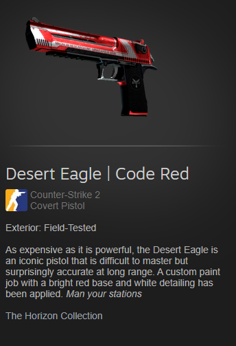fanocsgo's tweet photo. To get in the festive spirit I'm gonna spread some cheer and do something totally original and host a giveaway! 🎄

Just follow @fanocsgo and tag a friend who you think deserves to win this skin!

Prize: Desert Eagle | Code Red FT ($23) 🎁 https://t.co/mtebdfYfuE