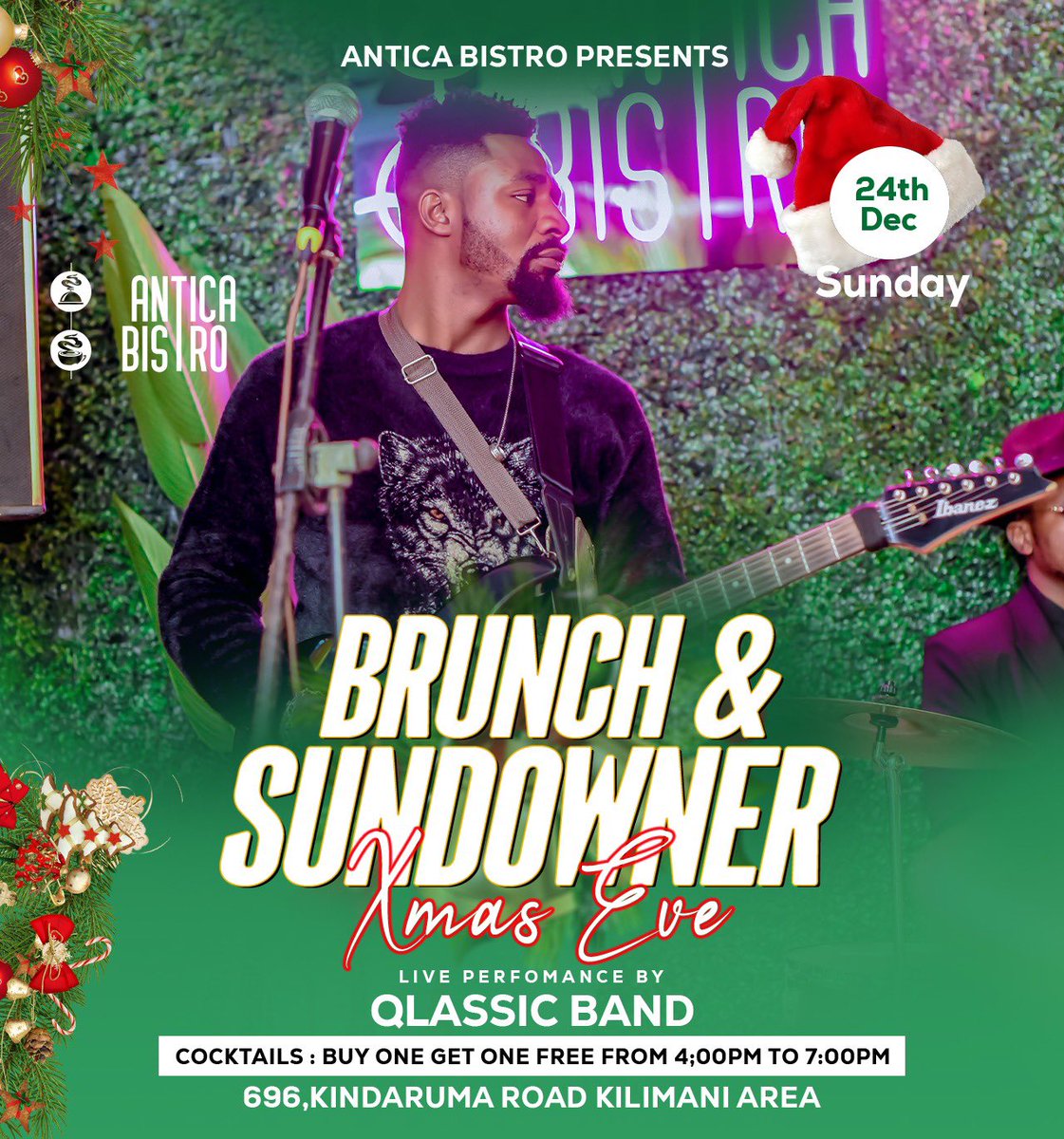 beyond_flavours's tweet photo. Join us this Sunday at Antica Bistro for an unforgettable evening of live music with a classic band! πΈβ¨ #LiveMusicSundays #ClassicVibes"
#sunday #Christmaseve #festiveseason https://t.co/iUTjh2XNqY